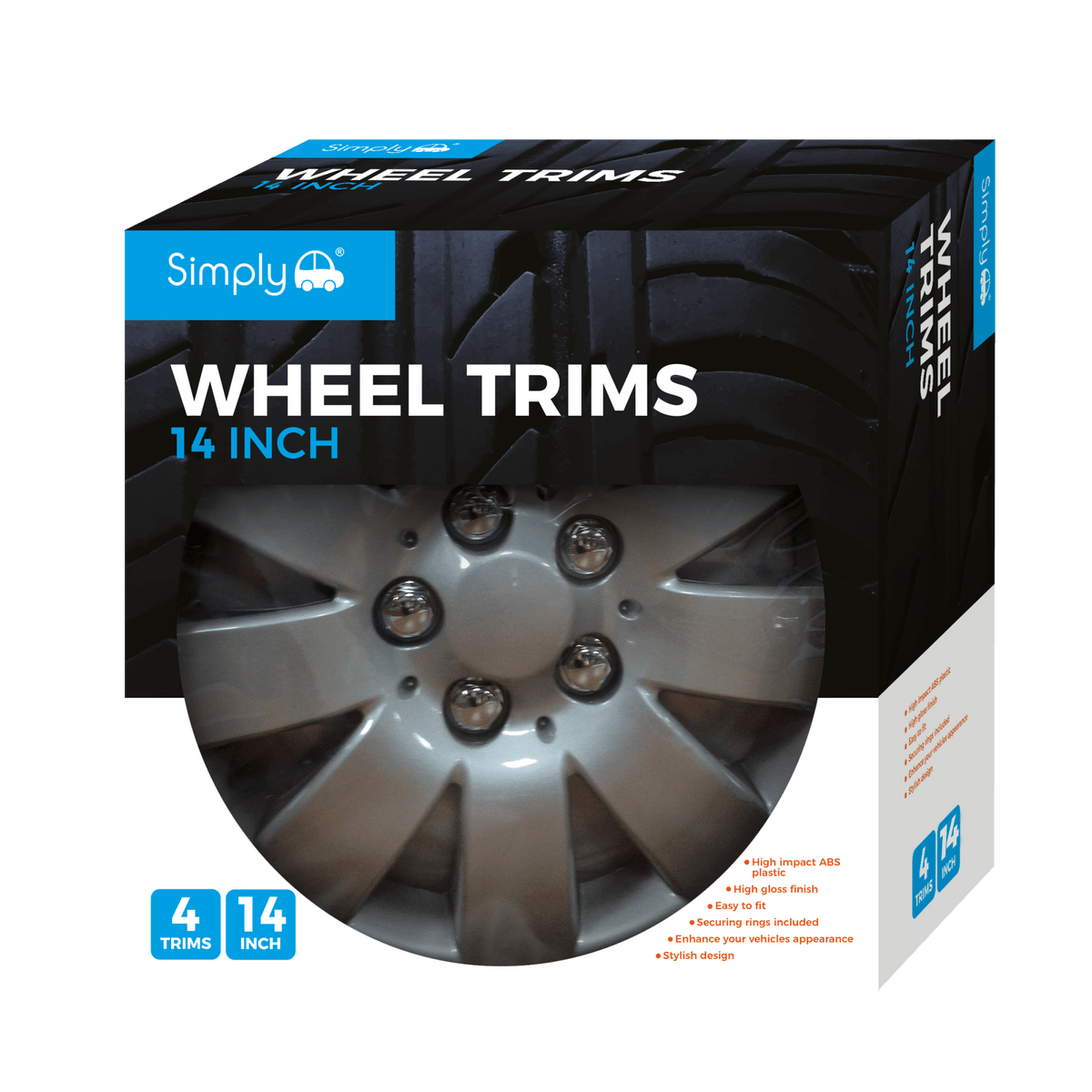 14" JETFIRE Wheel Cover Box of 4 Trims (SWT111) - RaxAutos