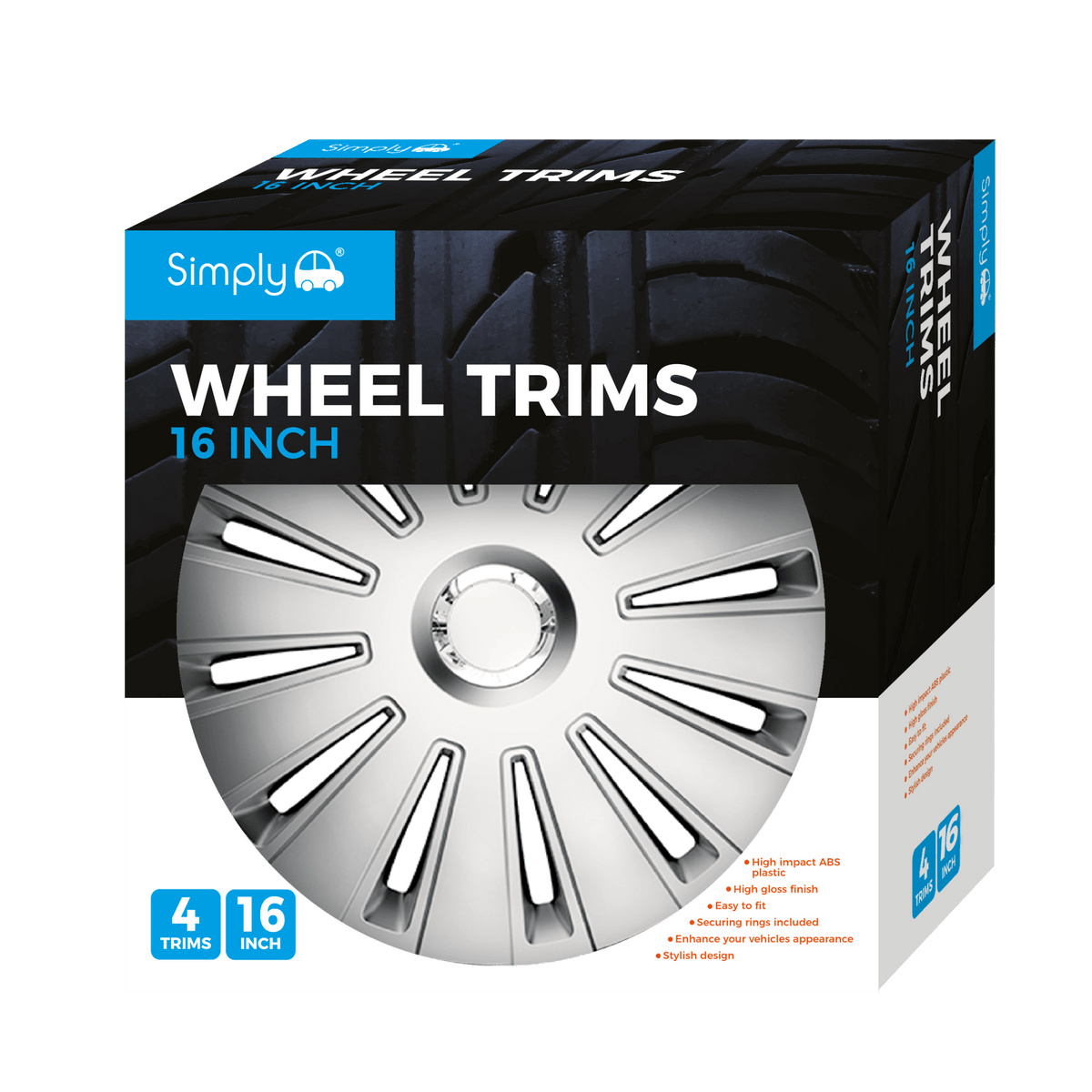 15" COSMOS Wheel Cover Box of 4 Trims (SWT146) - RaxAutos