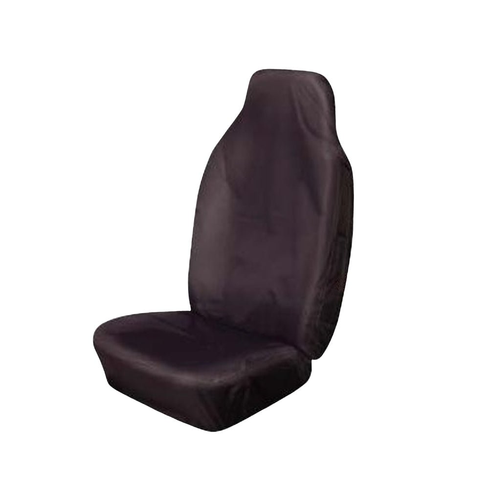 Auto Choice Single Heavy Duty PVC Leatherette Seat Cover - RaxAutos
