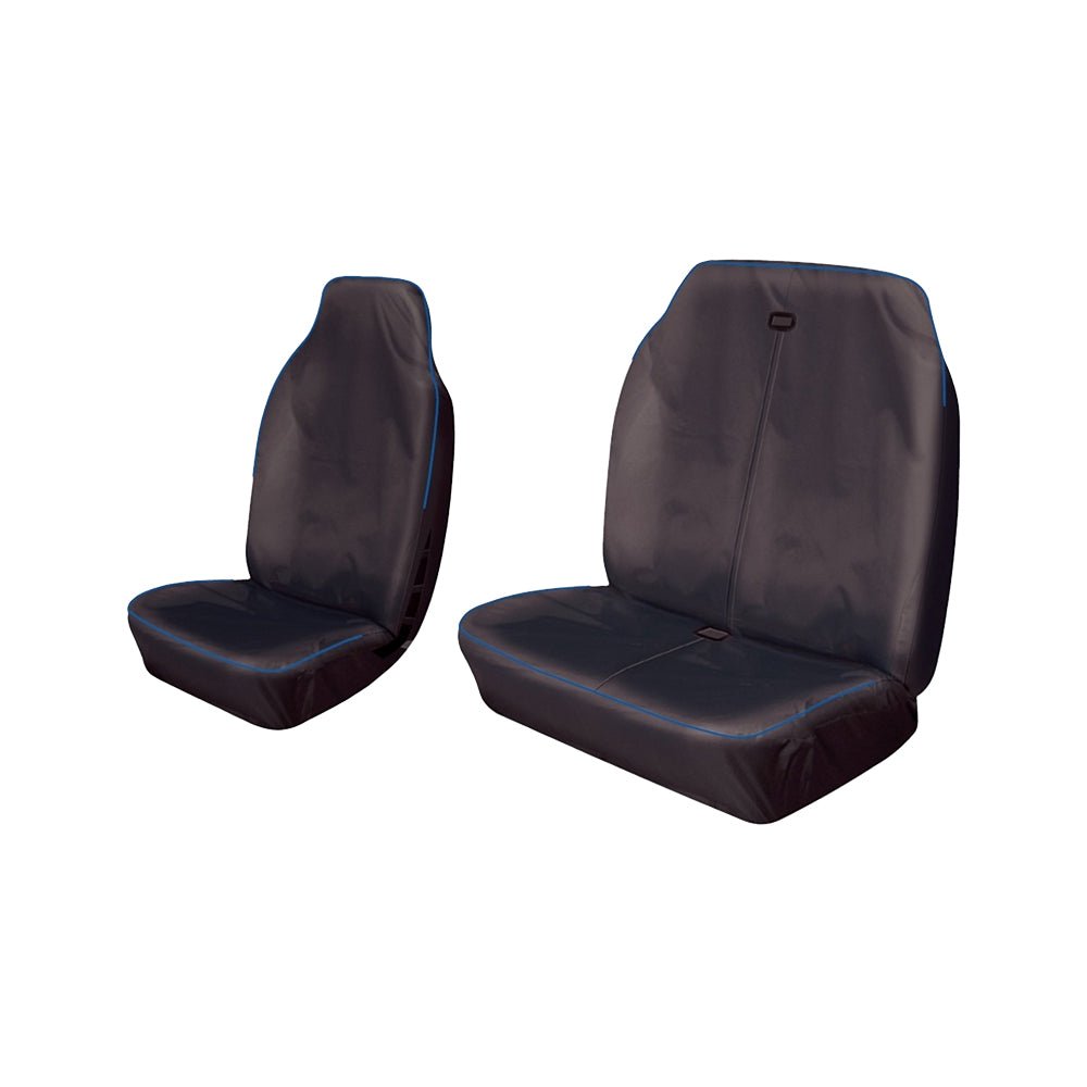 Auto Choice Van Seat Covers Ð Blue Stripe Ð Pm12Bl (PM12BL) - RaxAutos