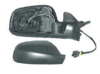 Door Mirror Electric Heated Primed Right Hand Manual Retract (65 - 37 - 802) - RaxAutos