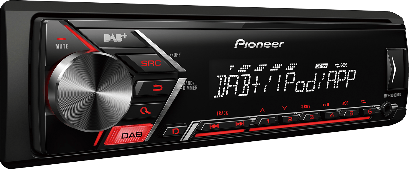 MVH - S200DAB Pioneer DAB/USB/Aux/FM/AM/ Iphone/Android Stereo - RaxAutos