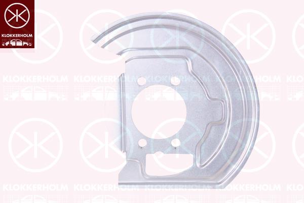 Qashqai 06 - Front Brake Shield LH (60 - 65 - 233) - RaxAutos