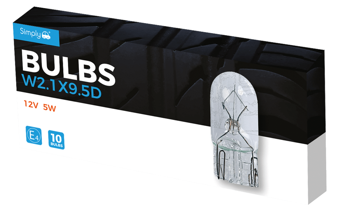 Simply 501 12v 5w Bulb (Box of 10) - RaxAutos