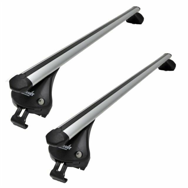 SUP - 957 Summit 'Premium' Integrated Railing Roof Bars 1.07M - Aluminium - RaxAutos