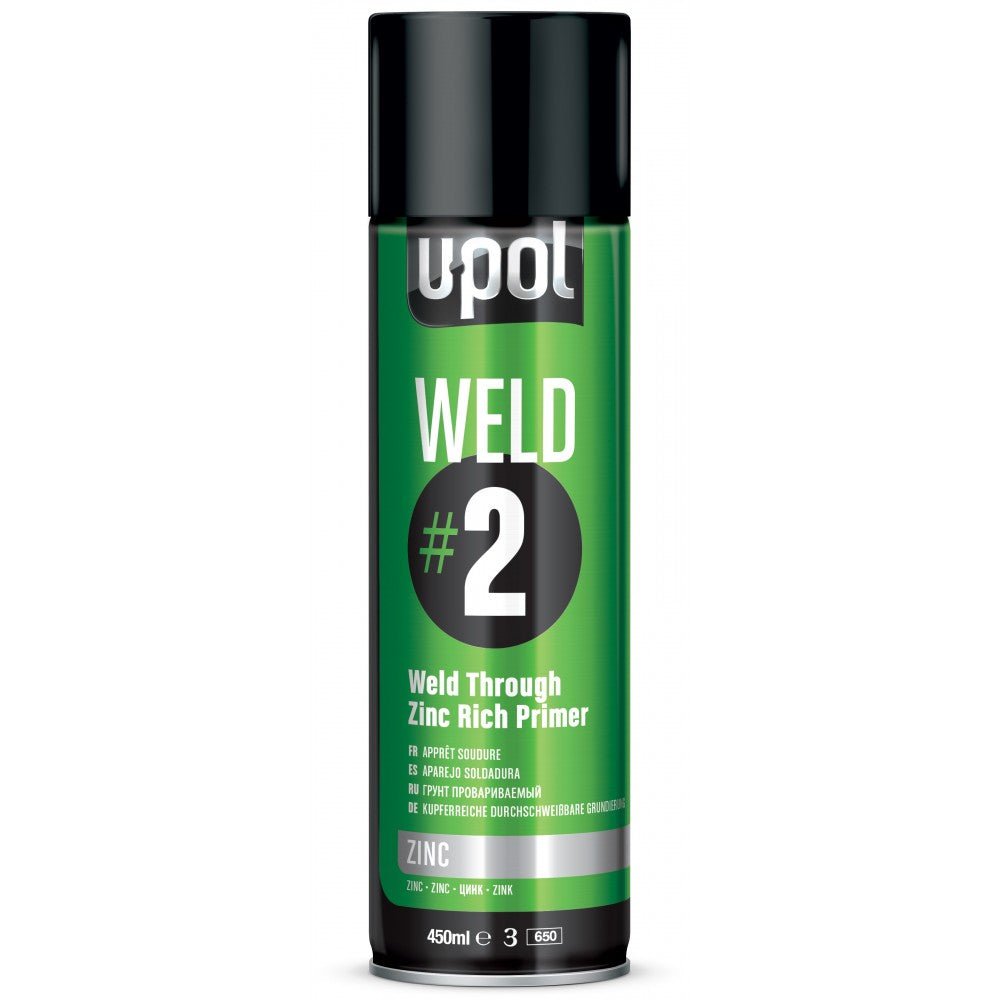 U - Pol Weld Through Primer 450ml - Zinc (WELD/AL) - RaxAutos