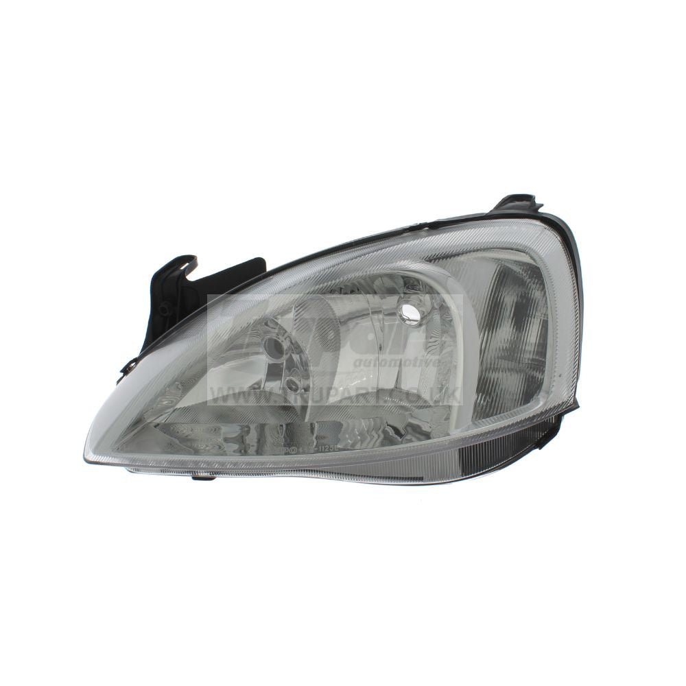 Vauxhall Combo (2001 - 2012) Van Headlamp FR LH (89 - 22 - 661) - RaxAutos