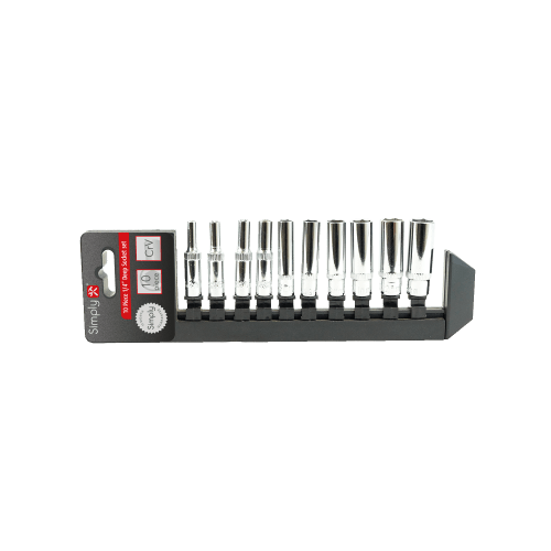 10Pc 1/4 Inch Drive Deep Socket (TSET23) - RaxAutos