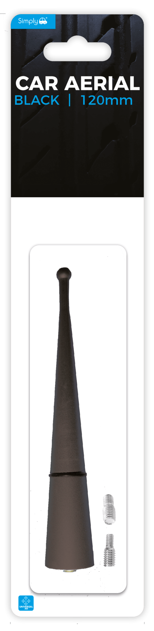 120mm Black Aluminium (AER03) - RaxAutos