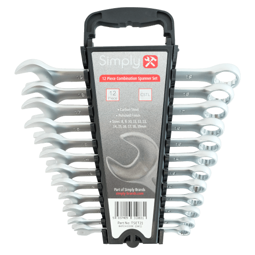 12Pc Combination Spanner Set 8 - 19mm (TSET21) - RaxAutos