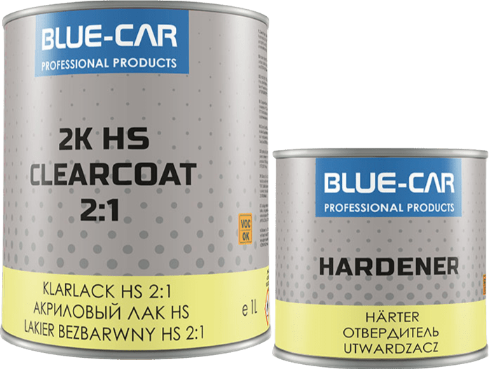 2K HS CLEARCOAT 2:1 1L (+ 500ml hardener) - RaxAutos