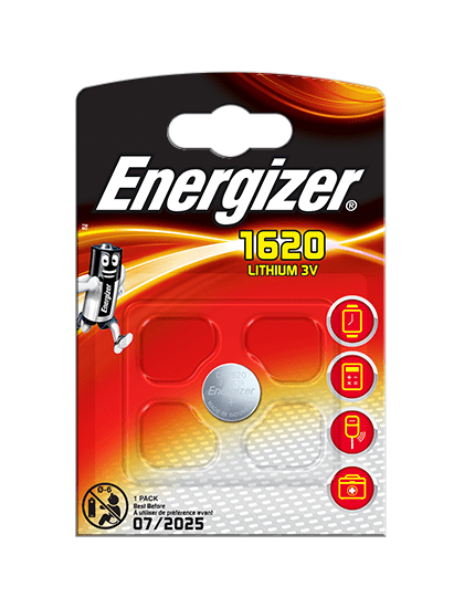 3V CR1620 Lithium Energizer PK1 (ECR1620 - 1) - RaxAutos