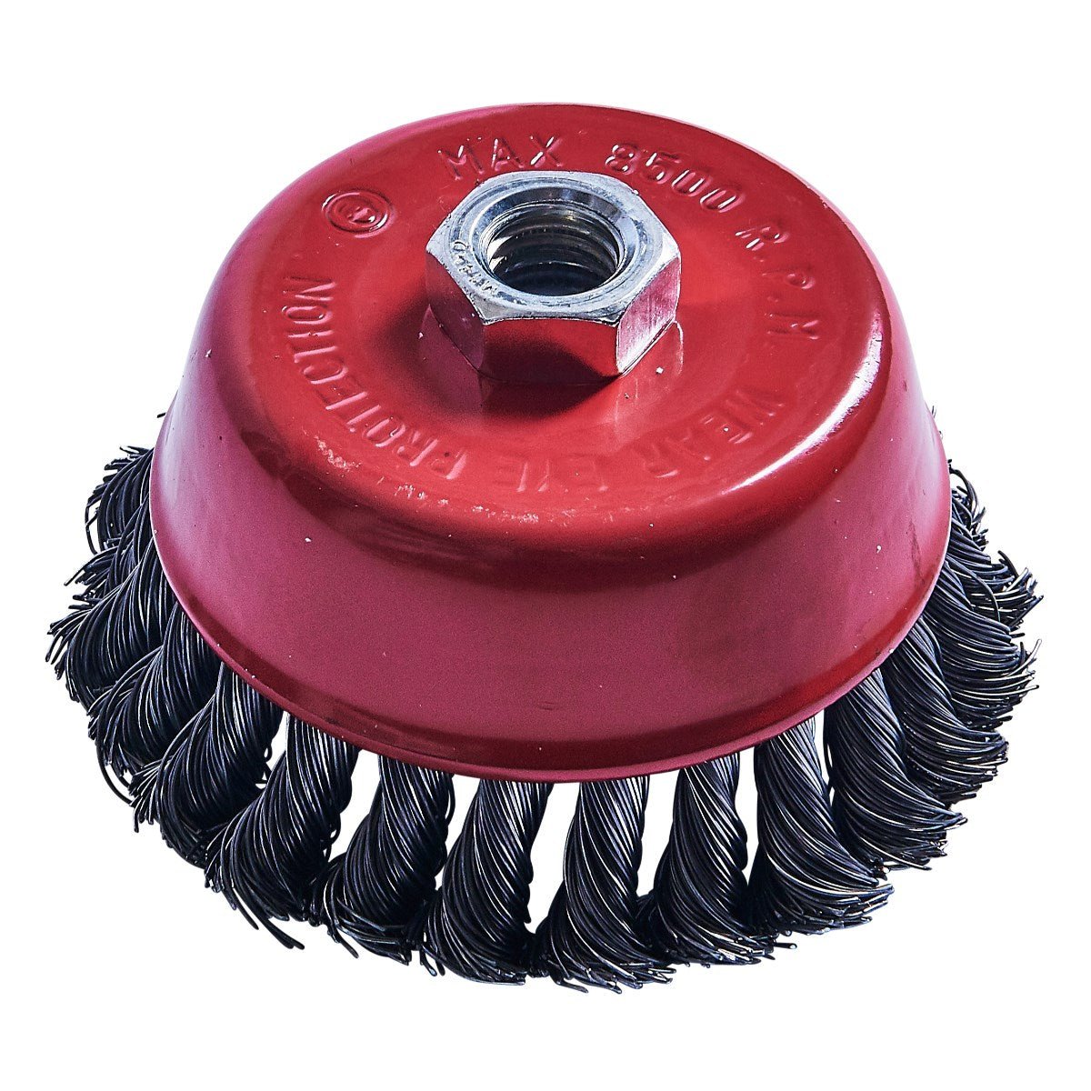 4" (100mm) twist knot wire cup brush (F3362) - RaxAutos