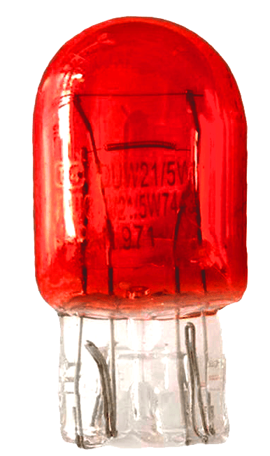 580 (W21/5W) Red Auxiliary Bulb (S580R) - RaxAutos