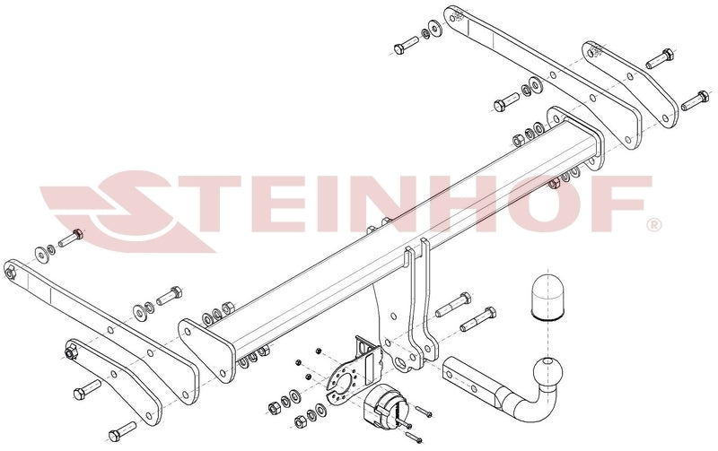 Audi Q5 Swan Neck Towbar 17 - (A - 111) - RaxAutos