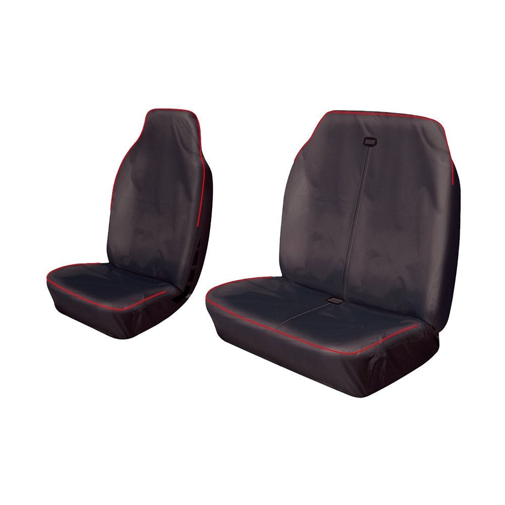 Auto Choice Van Seat Covers Ð Red Stripe Ð Pm12R (PM12R) - RaxAutos