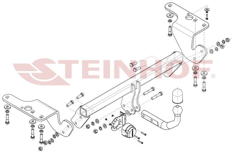 Avensis 09 - Swan Neck Towbar (T - 096) - RaxAutos