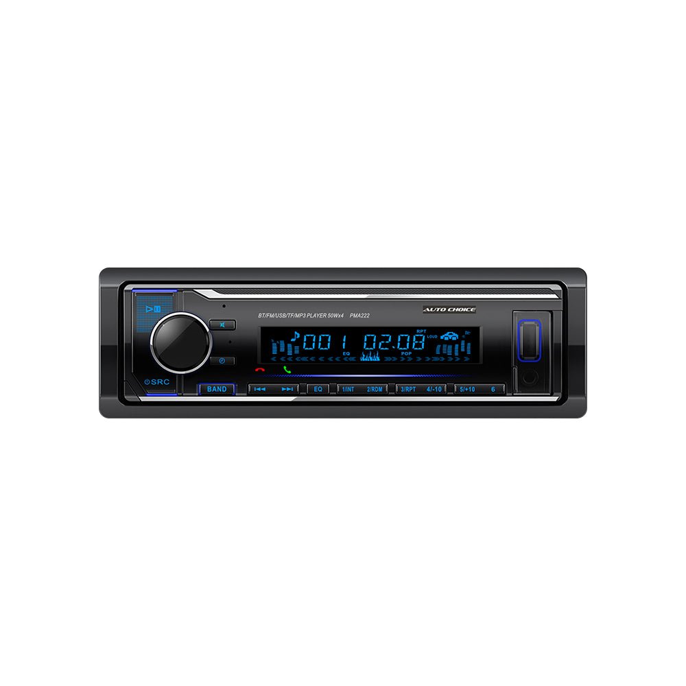 Bluetooth 5.0 Car Stereo Radio AUX, Voice Control, Micro SD Card, USB. - RaxAutos