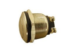 Brass Plated Momentary Push On Button Switch (SW13) - RaxAutos