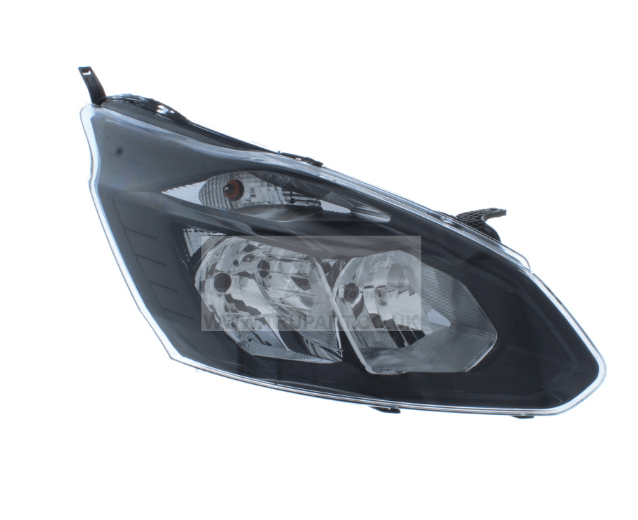 Custom 12> L/H Headlamp Black B (30 - 58 - 661) - RaxAutos