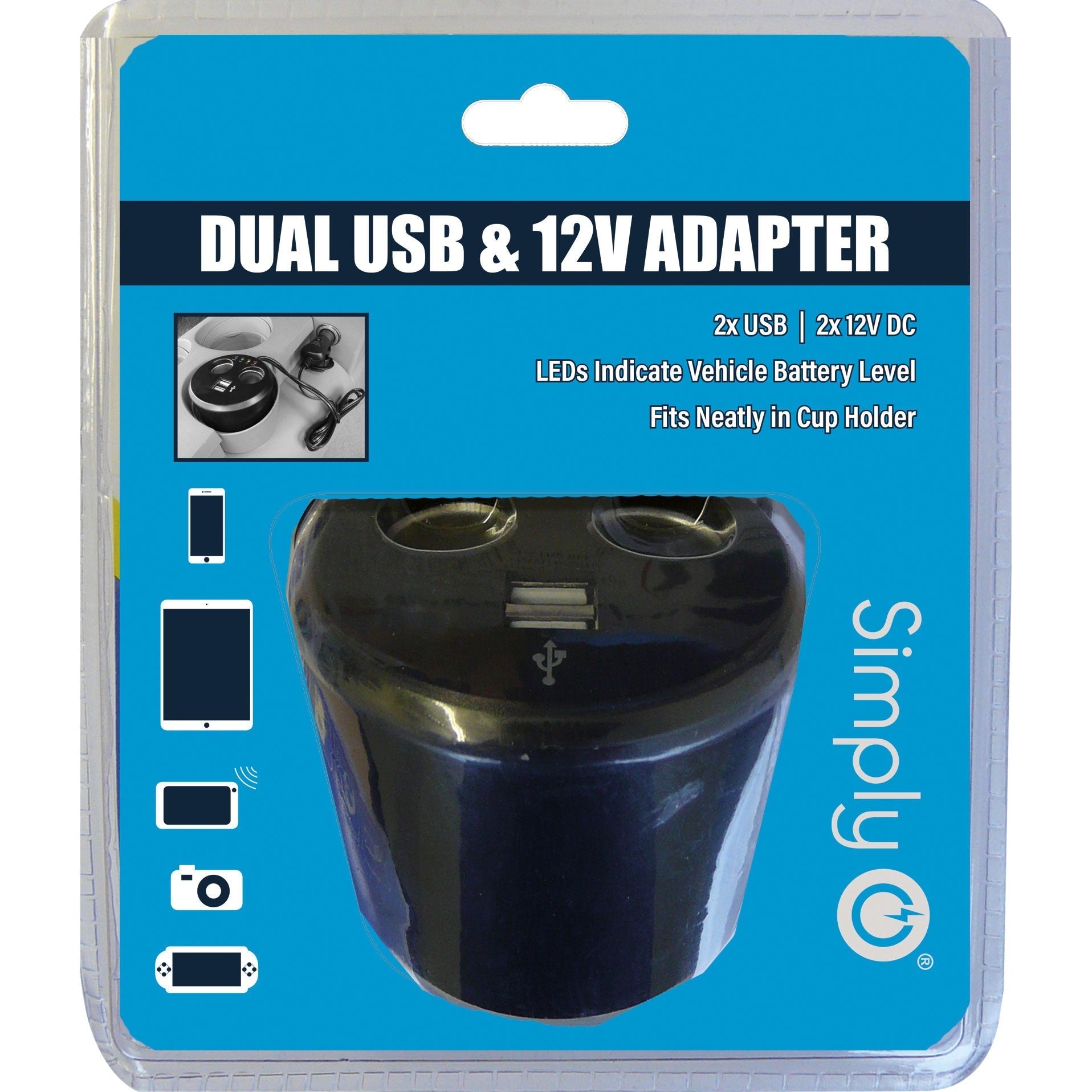 Dual USB & 12V Adapter (POW04) - RaxAutos