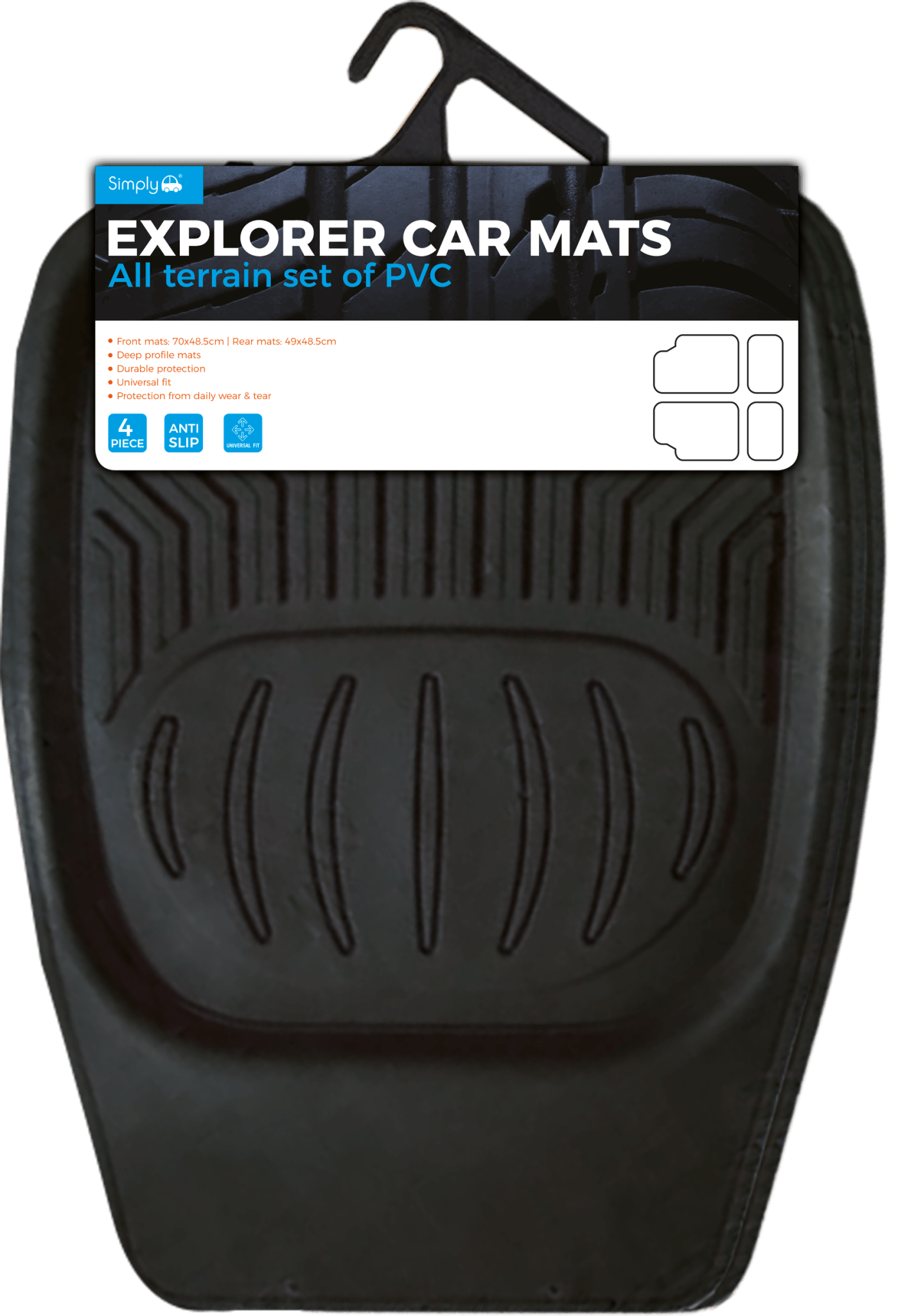 Explorer Car Mats (MR300) - RaxAutos