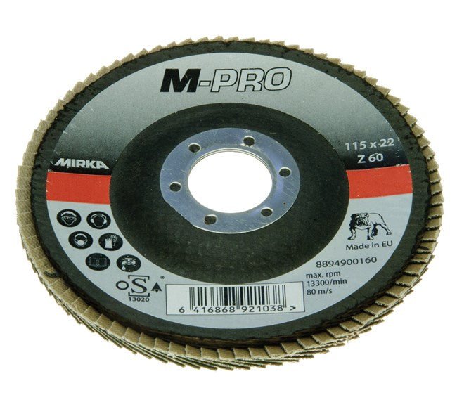 Flap Disc M - Pro 115X22Mm Zir36 (10) (8894900136) - RaxAutos