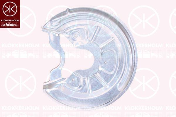 GOLF V 03 - 256MM Rear Brake Shield LH (91 - 27 - 505) - RaxAutos