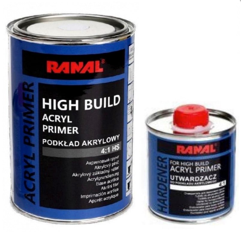 High Build 4L Primer & 1L Hardener (RAN - 10509) - RaxAutos