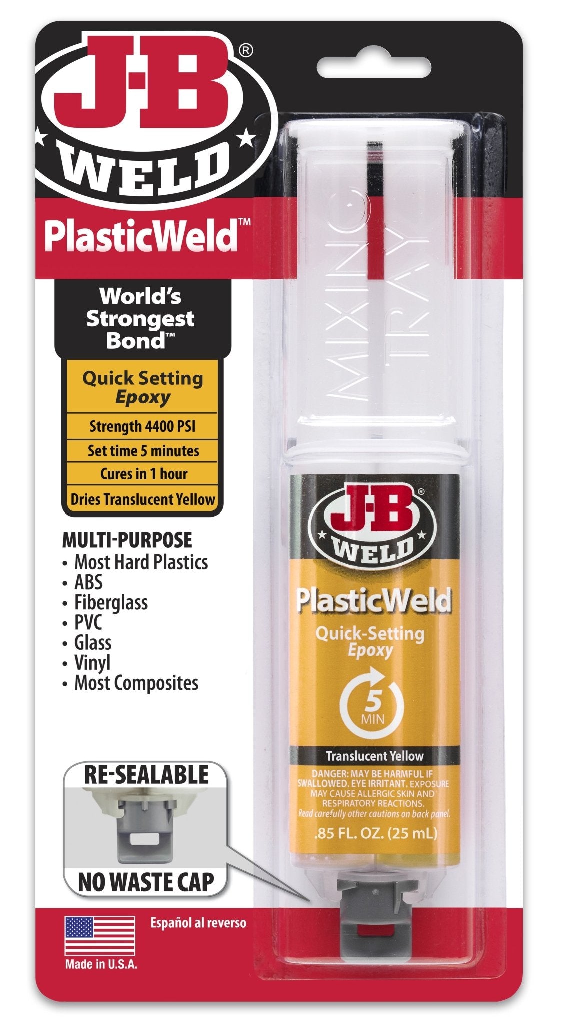 J - B Weld PlasticWeld Quick - Setting (JB50132) - RaxAutos