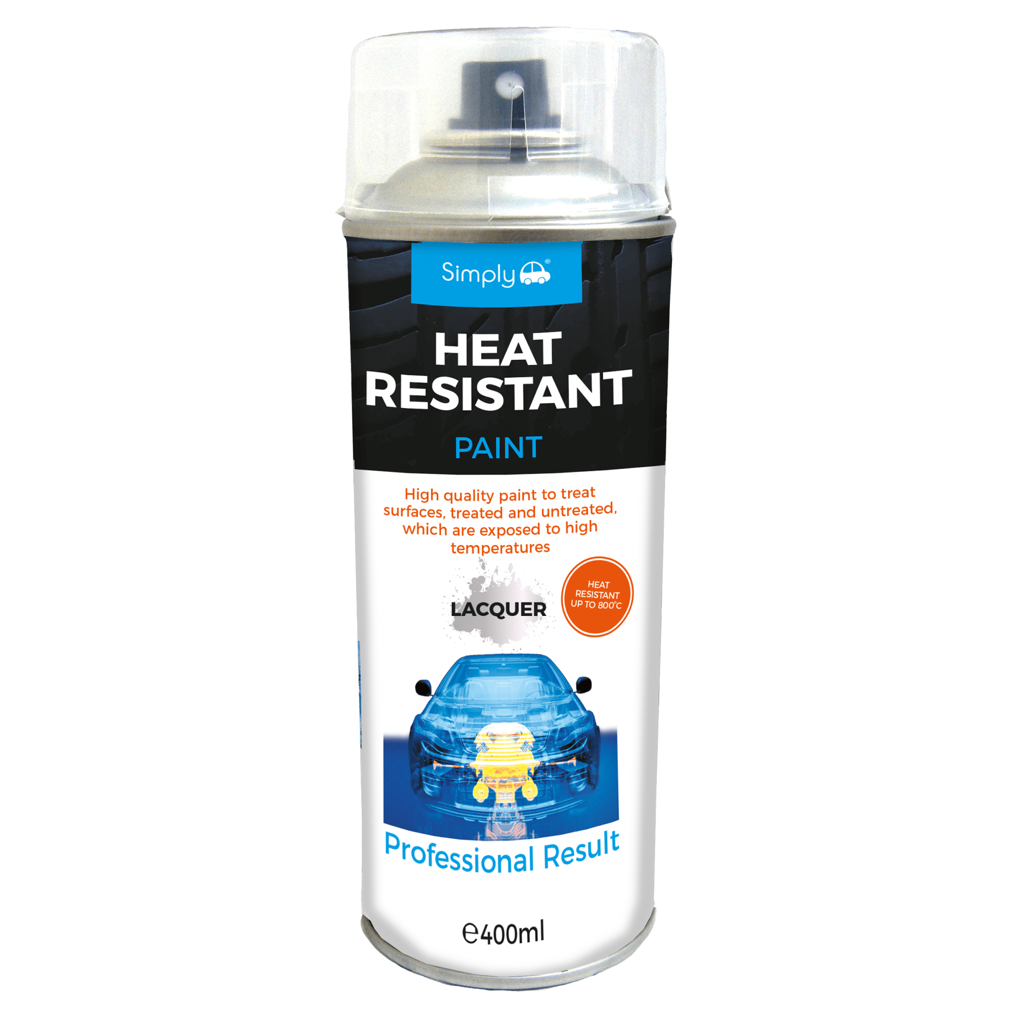 Lacquer Heat Resistant Paint 400ml (SP - 013) - RaxAutos