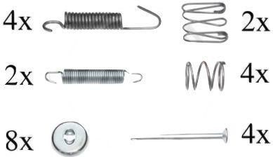 LANDCRUISER 98 - 09 RR SHOE FITTING KIT (85 - 80 - 038) - RaxAutos