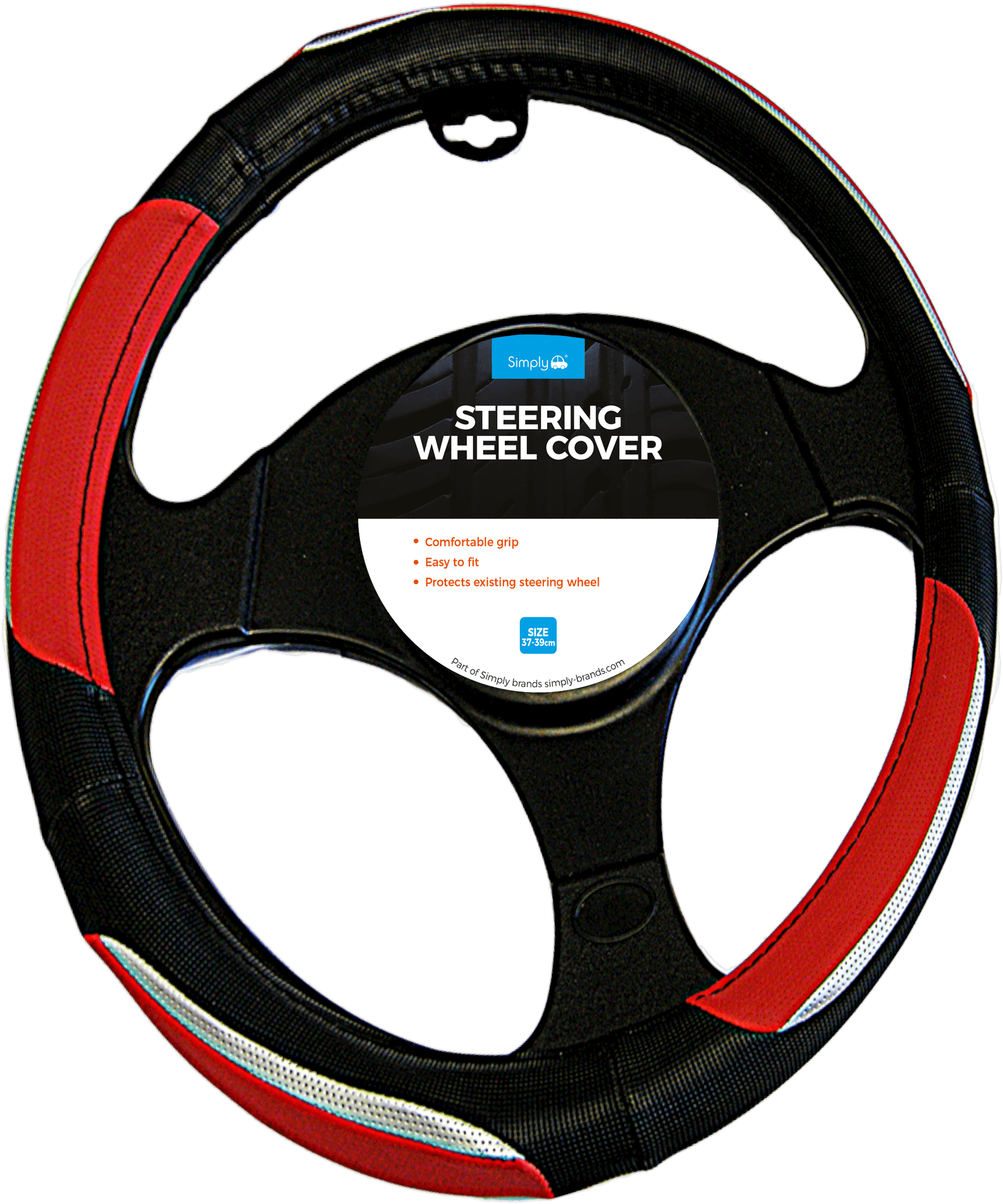Luxury Black, Red and Chrome (SWC111) - RaxAutos
