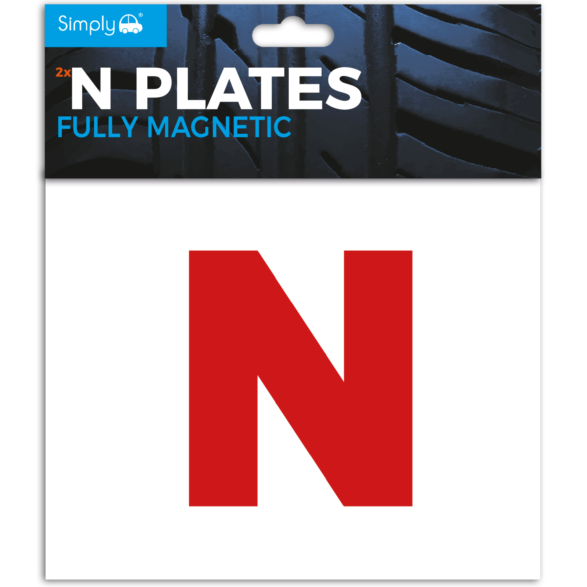 Magnetic N Plates - Pack of 2 (TL1400) - RaxAutos
