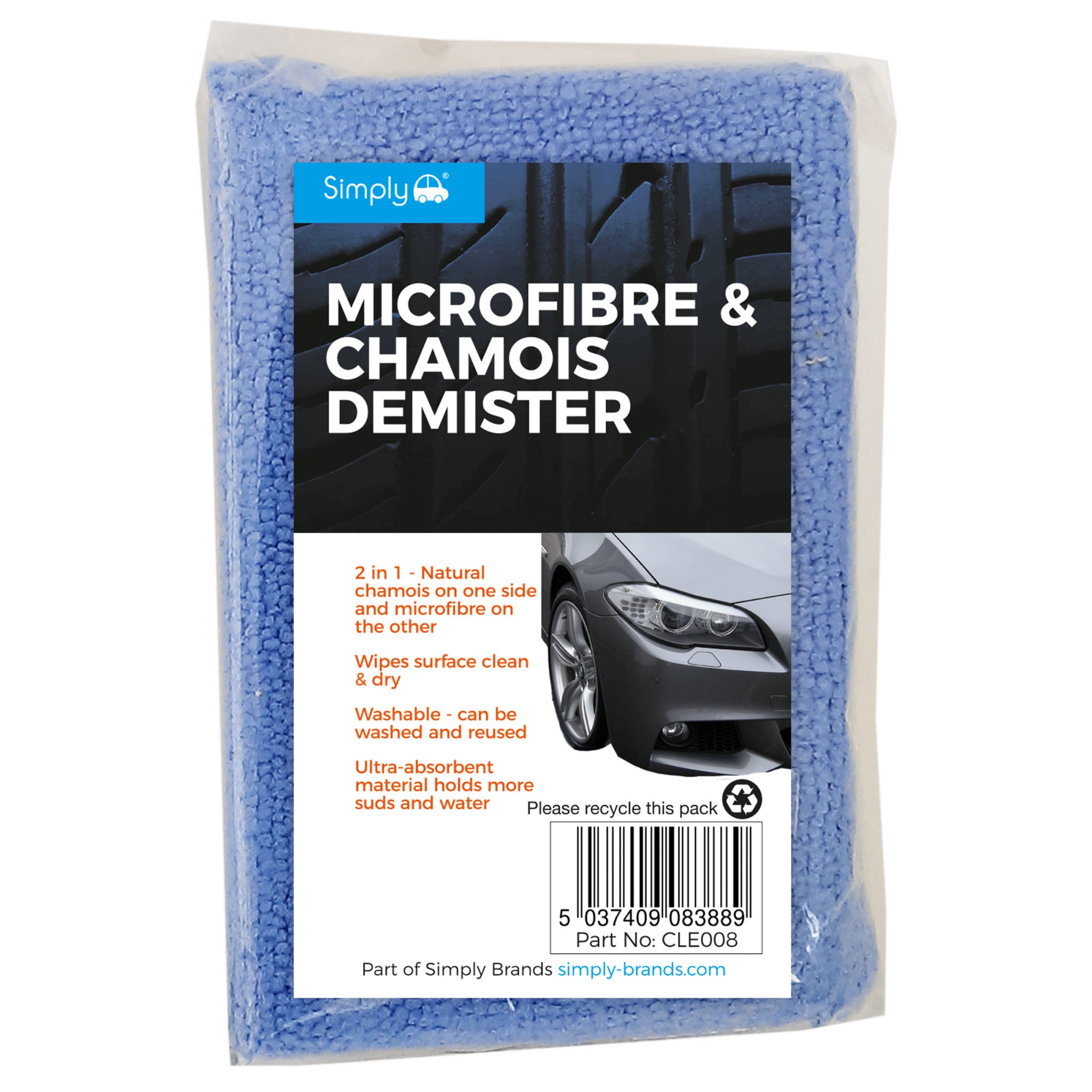 Microfibre & Chamois Demister (CLE008) - RaxAutos