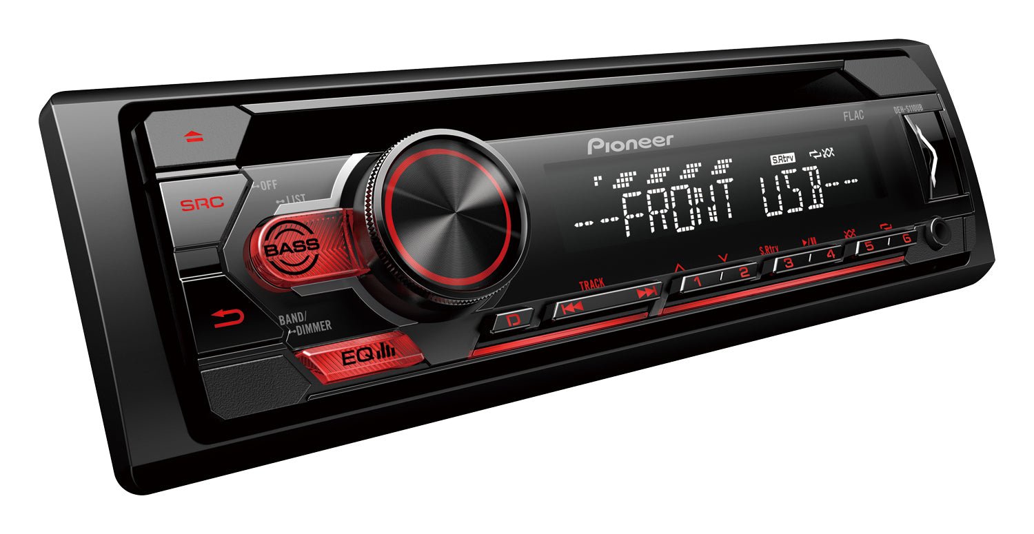 Pioneer DEH - S110UB CD Player with RDS Tuner, Android Control via USB and Aux - In - RaxAutos