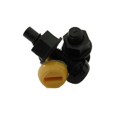 Plastic Number Plate Nuts and Bolts Black (3232) - RaxAutos