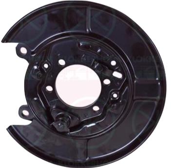 Qashqai 06 - Rear Brake Shield LH - RaxAutos