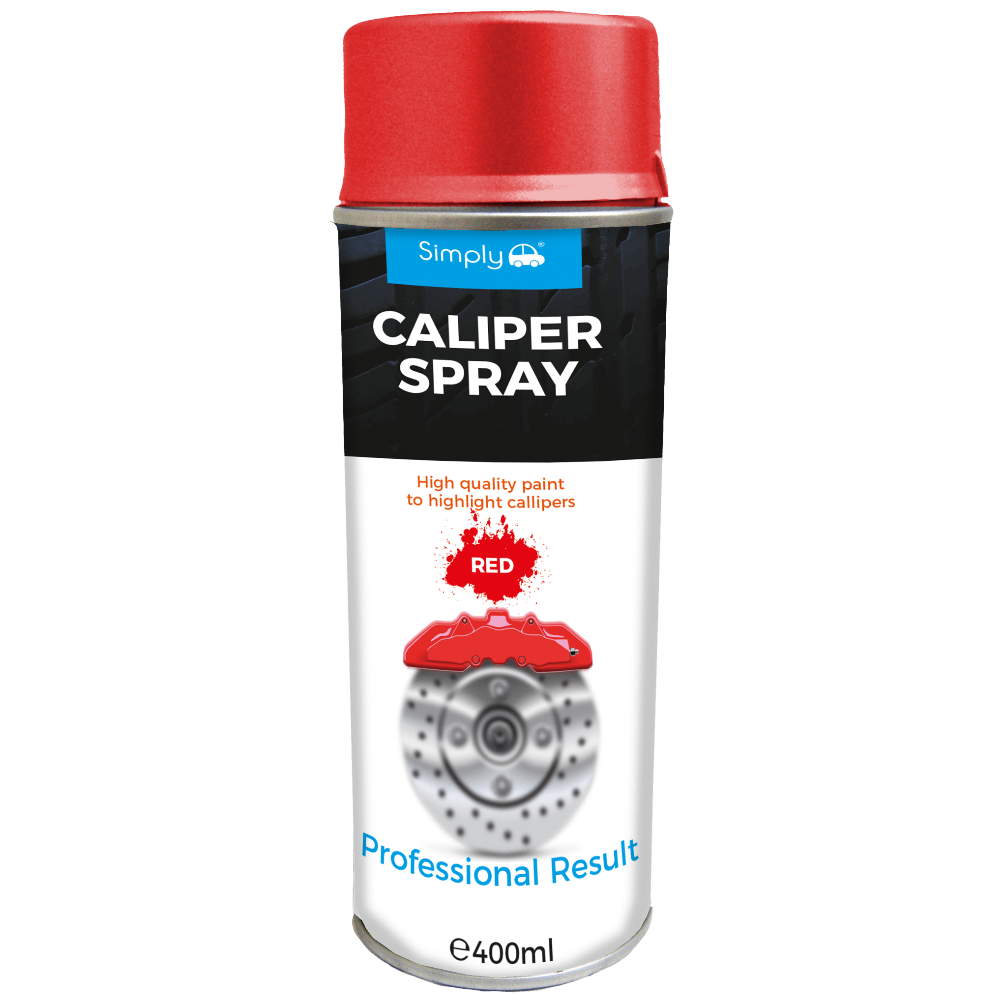 Red Caliper Spray 400ML (SP - 017) - RaxAutos
