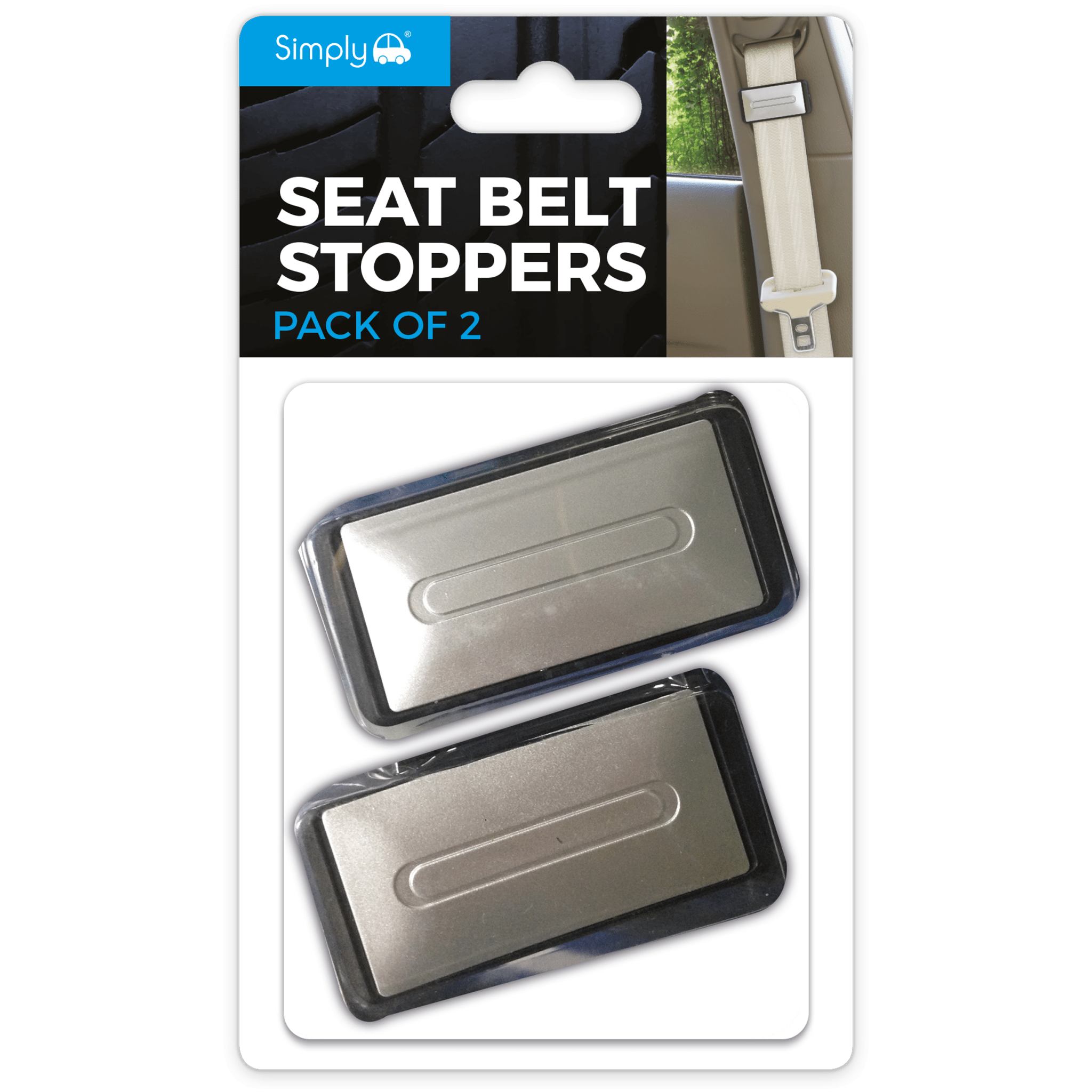 Seat Belt Stopper Pk2 (STOP01) - RaxAutos
