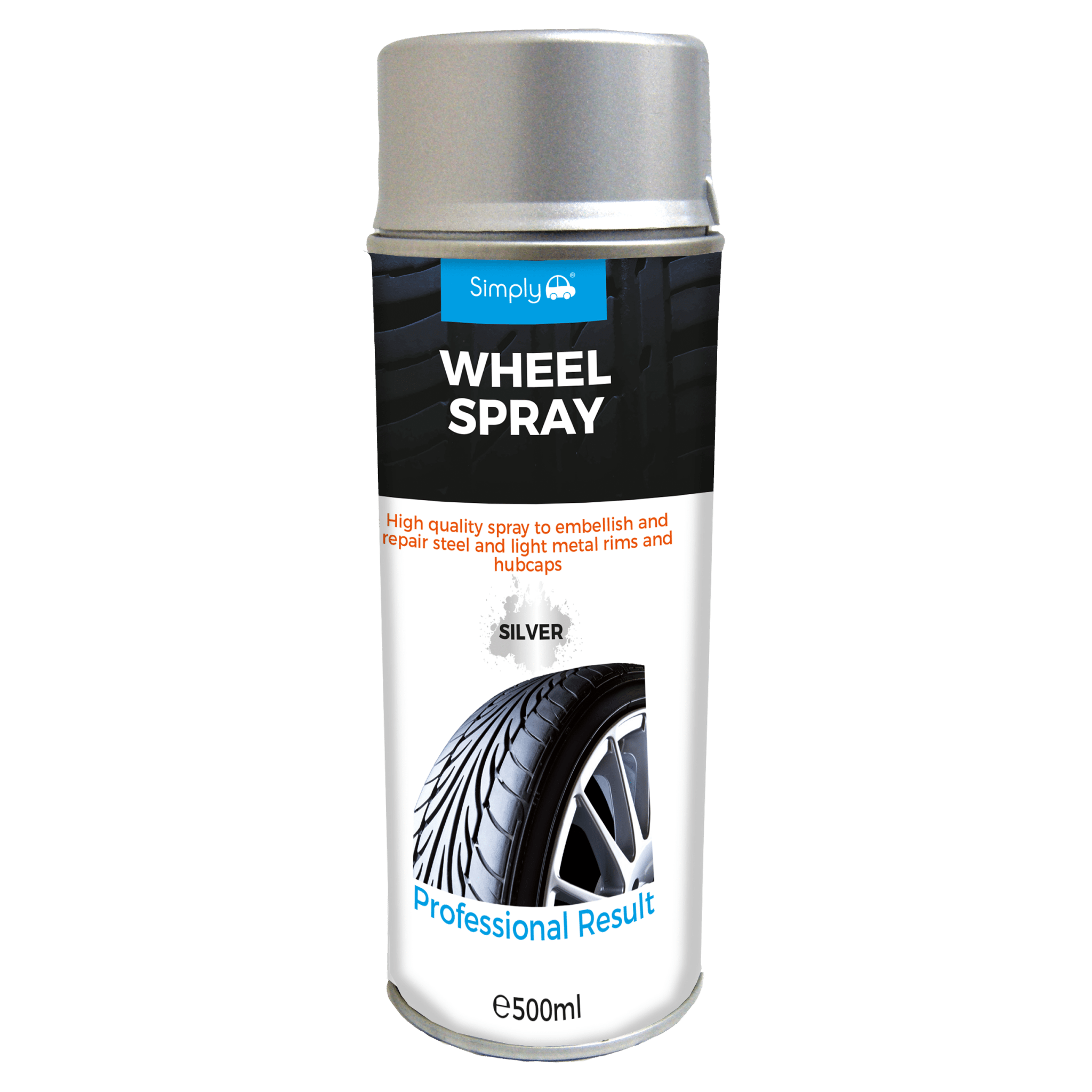 Silver Wheel Spray 500ML (SP - 008) - RaxAutos