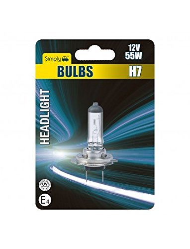 Simply S499BL Blister Packed H7 Car Headlight Bulb — 12V, 55W - RaxAutos