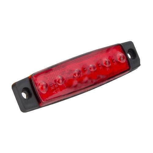 Slim Red Rear LED Marker Light (AT19R) - RaxAutos