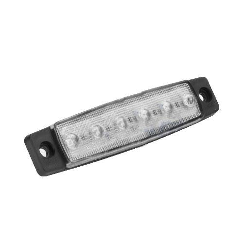 Slim White Front LED Marker Light (AT19C) - RaxAutos