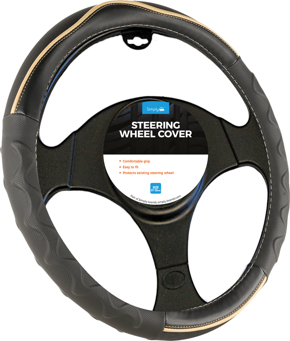 Sports Grip Black & Beige (SWC126) - RaxAutos