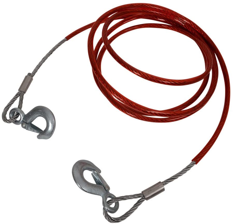 Steel Tow Rope With Hooks (J0110) - RaxAutos