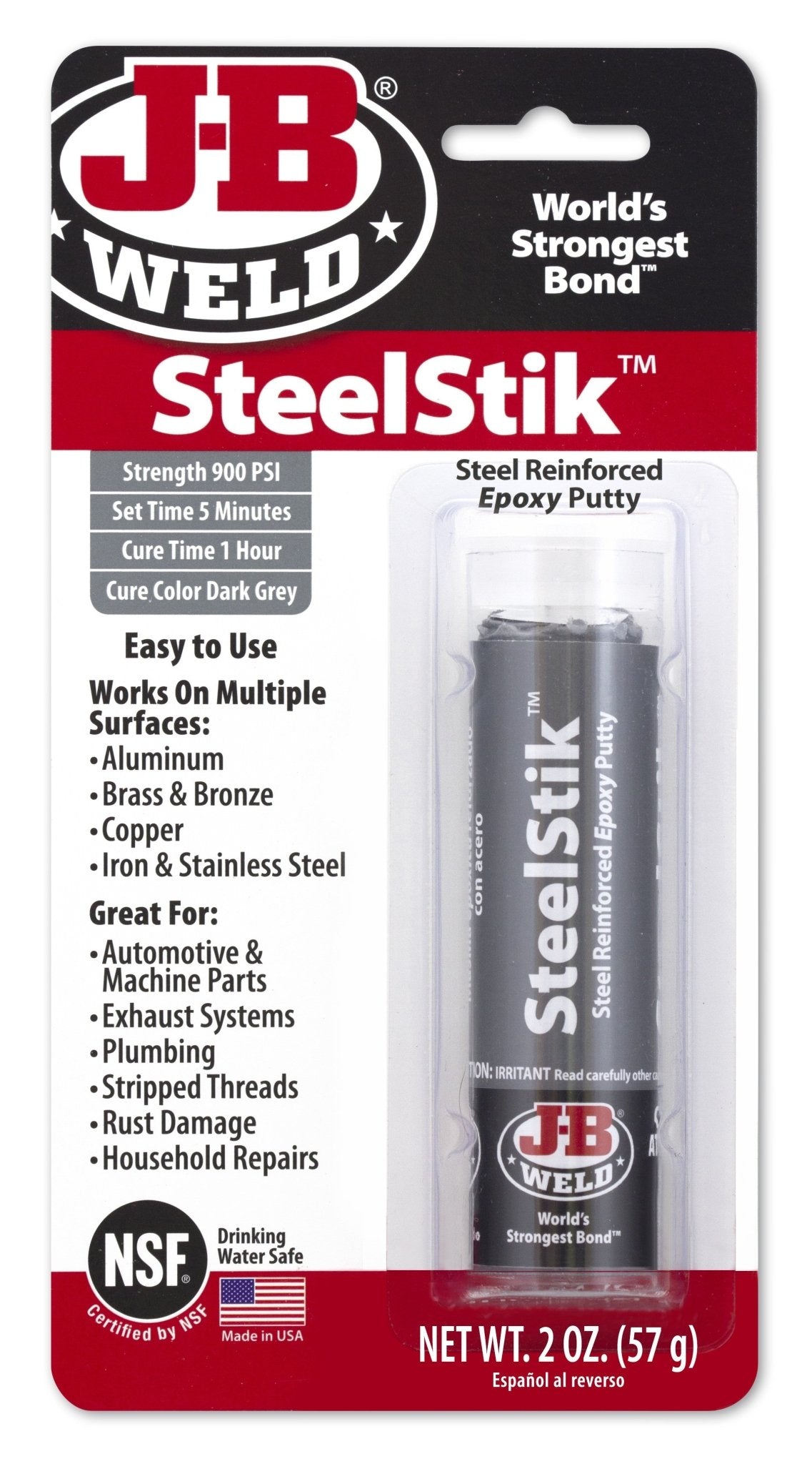 SteelStik Wet or Dry Surfaces (JB8267) - RaxAutos