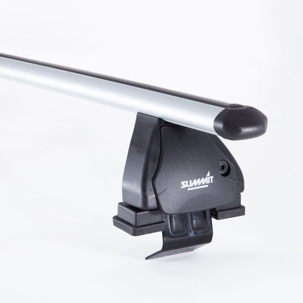 Summit Premium Aluminium Roof Tent Compatible Railing Roof Bars, Locking, 1.15m