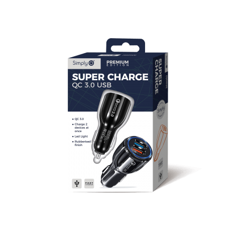 Super Charge Usb 1*Qc3.0 1*1A (SUSB02) - RaxAutos
