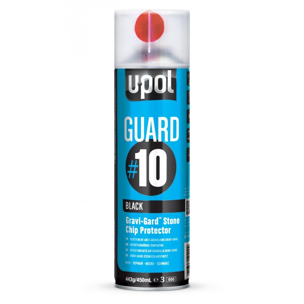 U - Pol Gravi - Gard Stone Chip Protector 450ml - Black (GRAVA/B) - RaxAutos